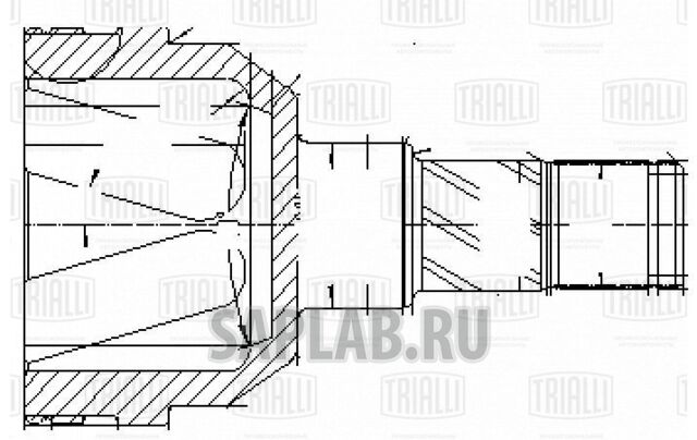 Купить TRIALLI GO 0546 ШРУС внутренний ECO