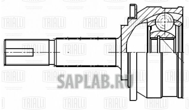 Купить TRIALLI GO280 ШРУС для а/м Лада 1111 Ока (наруж.) () Linea Perfecto | зад прав/лев |