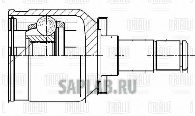 Купить TRIALLI GO 288 ШРУС для а/м ВАЗ 2108 (внутренний, шарик.) 