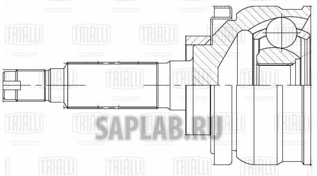 Купить TRIALLI GO444 ШРУС для а/м Лада 2123 (наруж.) () Linea Perfecto | перед прав |