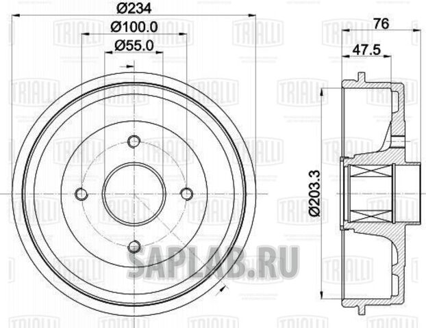 Купить запчасть TRIALLI - TF225685 