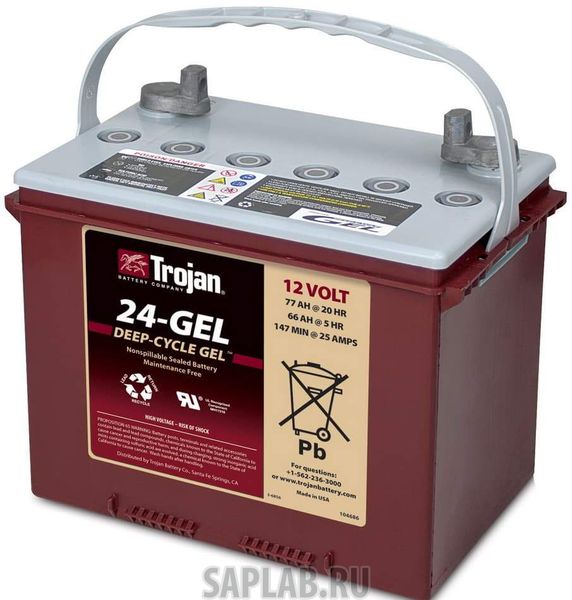 Купить TROJAN 24GEL Аккумулятор TROJAN 24-GEL 12V 77A (276х171х236)