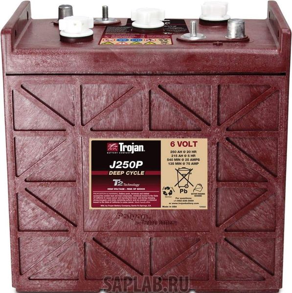 Купить TROJAN J250P Аккумулятор TROJAN J250P 6V 250A (296х176х293)