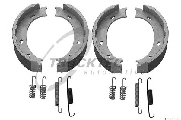 Купить TRUCKTEC 0235051 Колодки ручного тормоза LT