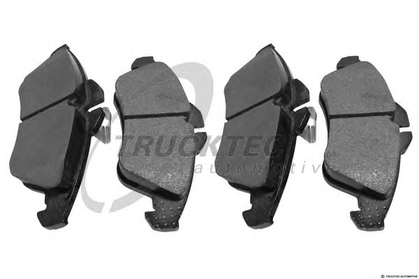 Купить TRUCKTEC 0235082 2d0698151 комплект тормозных колодок для дискового тормоза 4шт