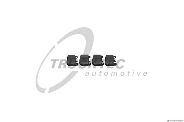 Купить TRUCKTEC 0235142 1634201120 комплект тормозных колодок для дискового тормоза 4шт