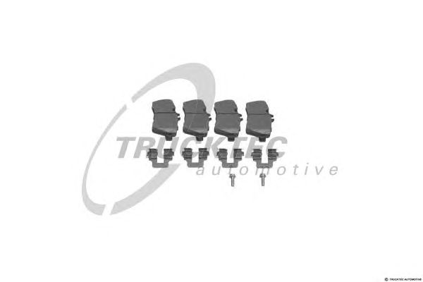 Купить TRUCKTEC 0235148 1694201820 Комплект тормозных колодок для дискового тормоза 4шт