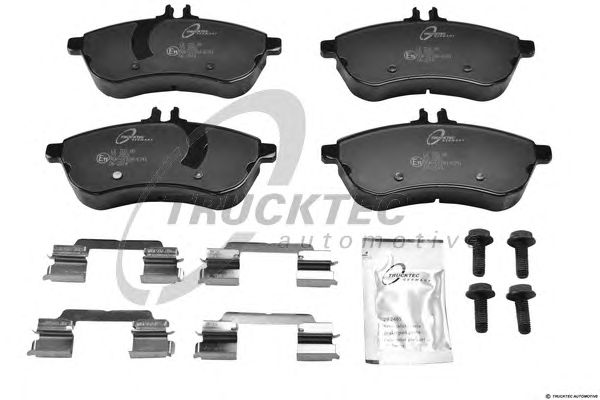 Купить TRUCKTEC 0235232 005 420 1520 комплект колодок тормозных 4шт