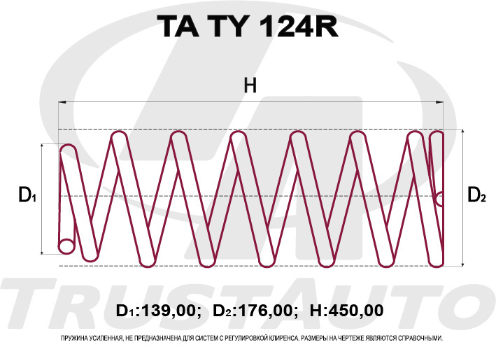 Купить запчасть TRUSTAUTO - TATY124R 