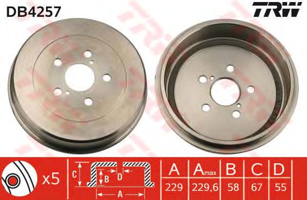 Купить запчасть TRW - DB4257 