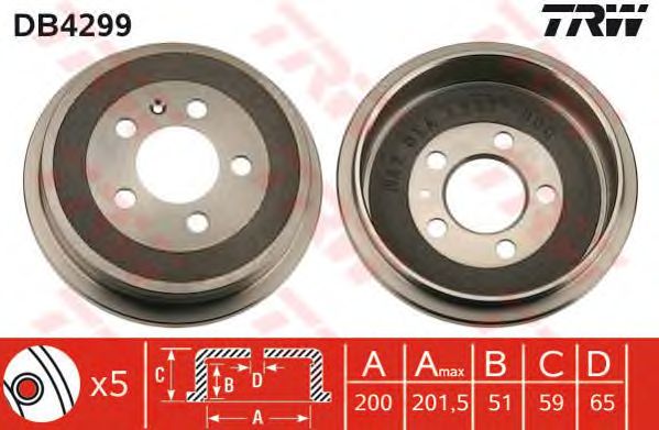 Купить запчасть TRW - DB4299 