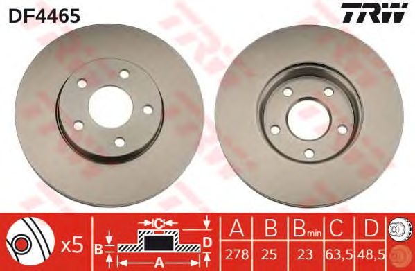 Купить запчасть TRW - DF4465 