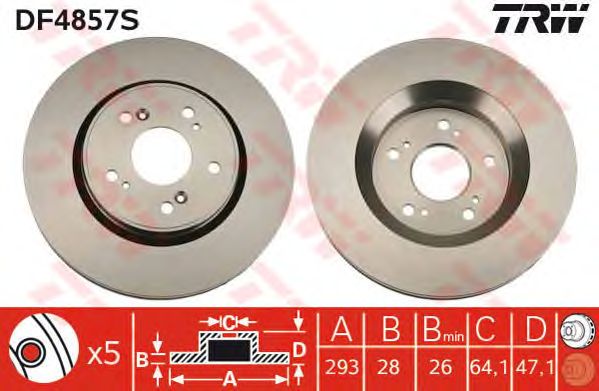 Купить запчасть TRW - DF4857S 