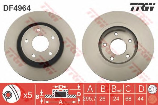 Купить запчасть TRW - DF4964 