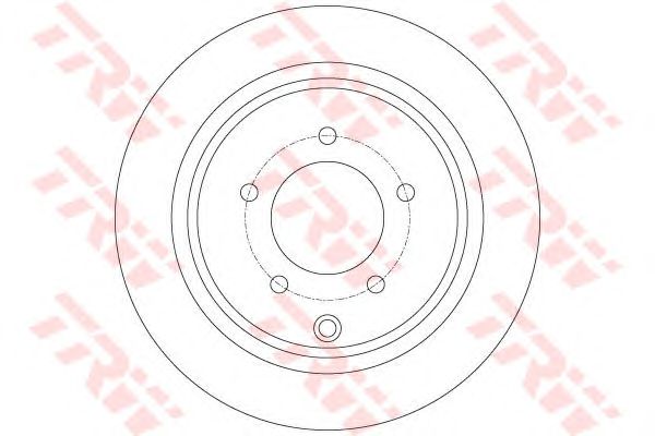 Купить TRW DF6177 Диск тормозной MITSUBISHI: ASX 1.6/1.8/1.8 DI-D/1.8 DI-D 4WD/2.0 i/2.0 i 4WD 10-, ASX Van 1.8 DI-D 4WD 10-, OUTLANDER II 2.0/2.0 4WD/2.0 DI-D/2.2 DI-D/2.2 DI-D 4WD/2