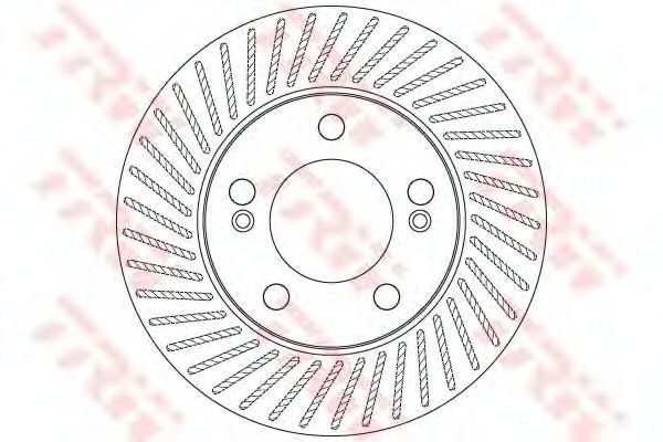 Купить TRW DF6205 Диск тормозной передний SSANGYONG ACTYON, KYRON, REXTON (294мм) DF6205