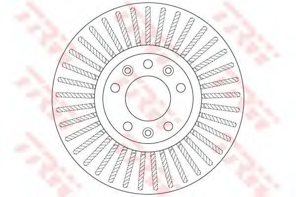 Купить TRW DF6419 Диск тормозной CITROEN: C4 Picasso 1.6 HDi 115/1.6 HDi 90/1.6 THP 155/1.6 VTi 120 13-, C5 Break 2.0 HDi 165 08- \ PEUGEOT: 308 II 1.2 VTi 72/1.6/1.6 HDi 13-, 407 2.0