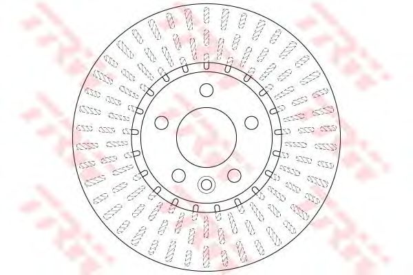 Купить TRW DF6499S Диск тормозной передний VW TRANSPORTER V DF6499S