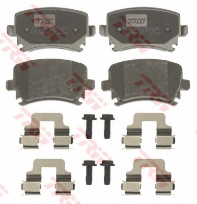 Купить TRW GDB1622 Колодки тормозные дисковые задн AUDI: A3 03-, A3 Sportback 04-, A4 00-04, A4 04-, A4 Avant 01-04, A4 Avant 04-, A4 кабрио 04-, A6 01-05, A6 04-, A6 Allroad 06-, A6 Avant 01