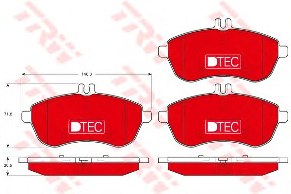 Купить запчасть TRW - GDB1736DTE 