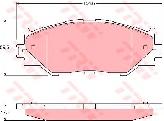 Купить запчасть TRW - GDB3410 