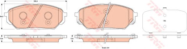 Купить запчасть TRW - GDB3527 