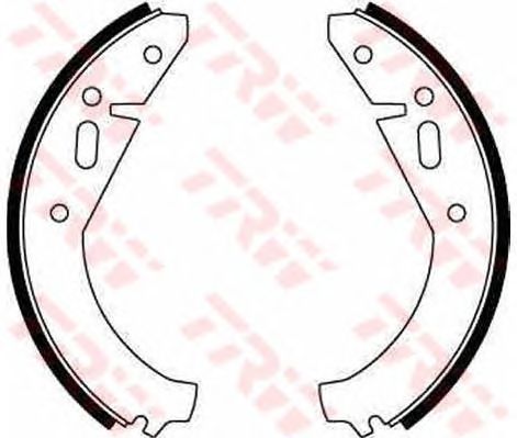 Купить TRW GS8141 GS8141 4003.00=FSB120 !колодки барабанные\ Skoda 105/120 1.0/1.2 76-90
