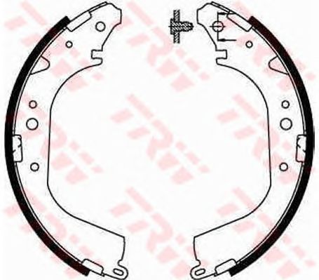 Купить TRW GS8502 Колодки барабанные NISSAN PATROL GR I (Y60), TOYOTA LAND CRUISER 70, 80 GS8502