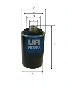 Купить UFI 23.493.00 Фильтр масляный
