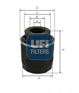 Купить UFI 23.573.00 Фильтр масляный