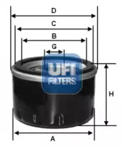 Купить UFI 23.584.00 Фильтр масляный