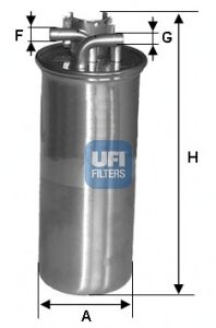 Купить UFI 24.001.00 Фильтр топливный