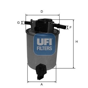 Купить UFI 24.020.01 Фильтр топливный