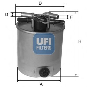 Купить запчасть UFI - 2402601 