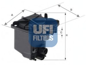 Купить запчасть UFI - 2402700 