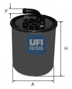 Купить UFI 24.416.00 Фильтр топливный