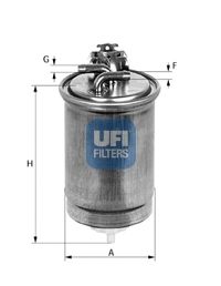 Купить запчасть UFI - 2443000 