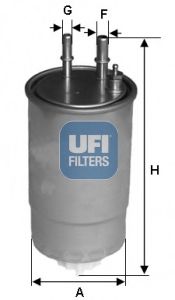 Купить UFI 24.ONE.0B Фильтр топливный дизельный CITROEN JUMPER III 3.0HDI 7/12- 24.ONE.0B