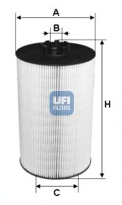 Купить UFI 25.019.00 Фильтр масляный