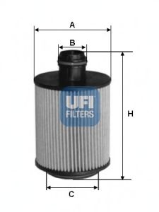 Купить UFI 25.061.00 Фильтр масляный PEUGEOT BIPPER 1.3HDI, OPEL ASTRA J 1.3CDTI 25.061.00