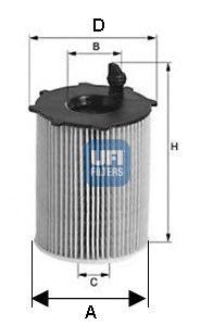 Купить UFI 25.066.00 Фильтр масляный RANGE ROVER SPORT, LAND ROVER DISCOVERY III 2.7TDI 25.066.00