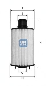 Купить UFI 25.073.02 Фильтр масляный LAND ROVER DISCOVERY IV/V, RANGE ROVER III/IV 3.0-5.0i 25.073.02