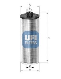 Купить UFI 25.144.00 Фильтр масляный