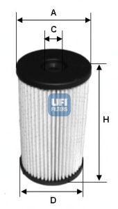 Купить UFI 26.007.00 Фильтр топливный