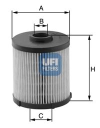Купить UFI 26.020.00 Фильтр топливный дизельный VOLVO C30/C70 II/S40/S60 II/S80 II/XC60/XC 70 II 26.020.00