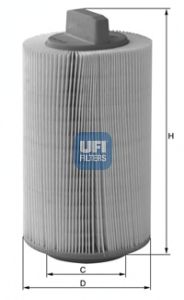 Купить UFI 27.486.00 Фильтр воздушный MERCEDES C180-C230 W203, E200 W211 27.486.00