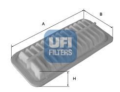 Купить UFI 30.289.00 Фильтр воздушный TOYOTA AVENSIS II 1.6-2.4, COROLLA E12 1.4-1.8 30.289.00