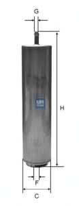 Купить UFI 31.851.00 Фильтр топливный дизельный BMW 1 E87, 3 E46, 5 E60/F10, 7 E65/F01, X3 E83, X5 E70/F15 1.6D-5.0D 31.851.00