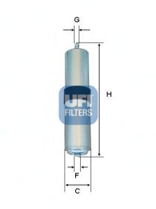 Купить UFI 3185701 BMW ФИЛЬТР ТОПЛИВНЫЙ