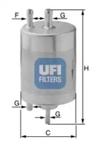 Купить UFI 31.958.00 Фильтр топливный